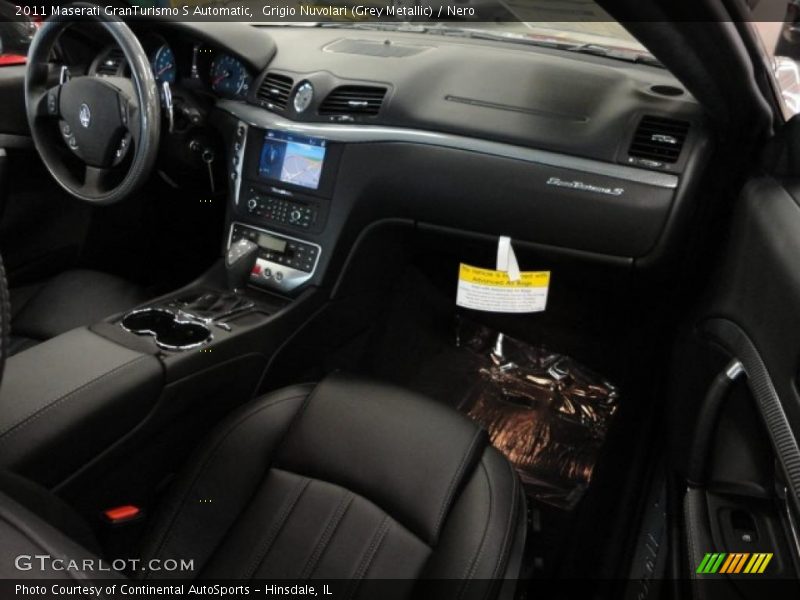 Grigio Nuvolari (Grey Metallic) / Nero 2011 Maserati GranTurismo S Automatic