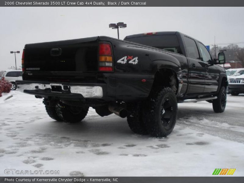 Black / Dark Charcoal 2006 Chevrolet Silverado 3500 LT Crew Cab 4x4 Dually