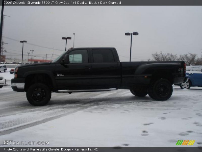 Black / Dark Charcoal 2006 Chevrolet Silverado 3500 LT Crew Cab 4x4 Dually