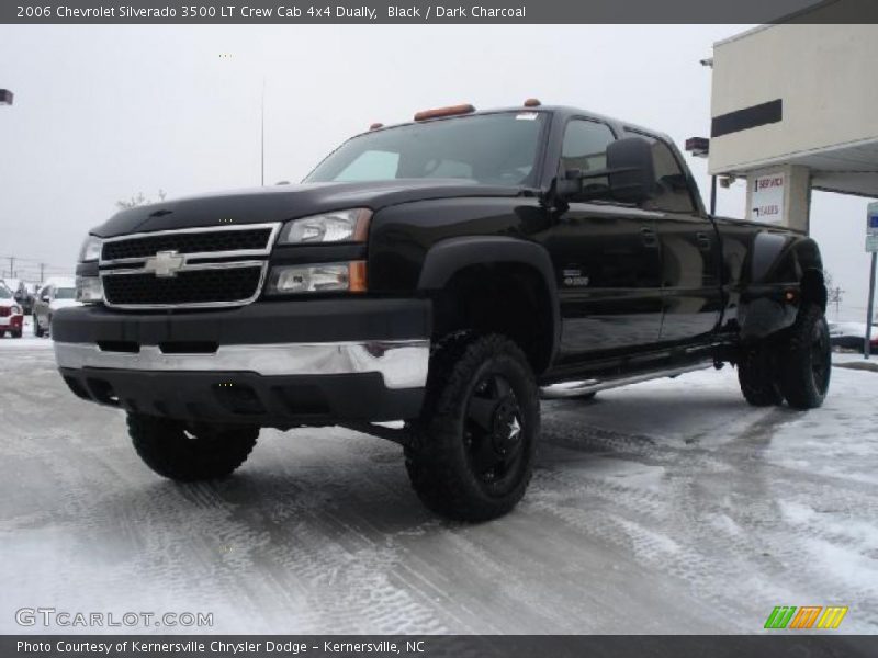 Black / Dark Charcoal 2006 Chevrolet Silverado 3500 LT Crew Cab 4x4 Dually