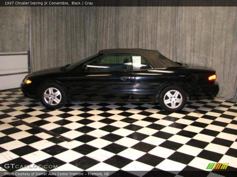 Black / Gray 1997 Chrysler Sebring JX Convertible