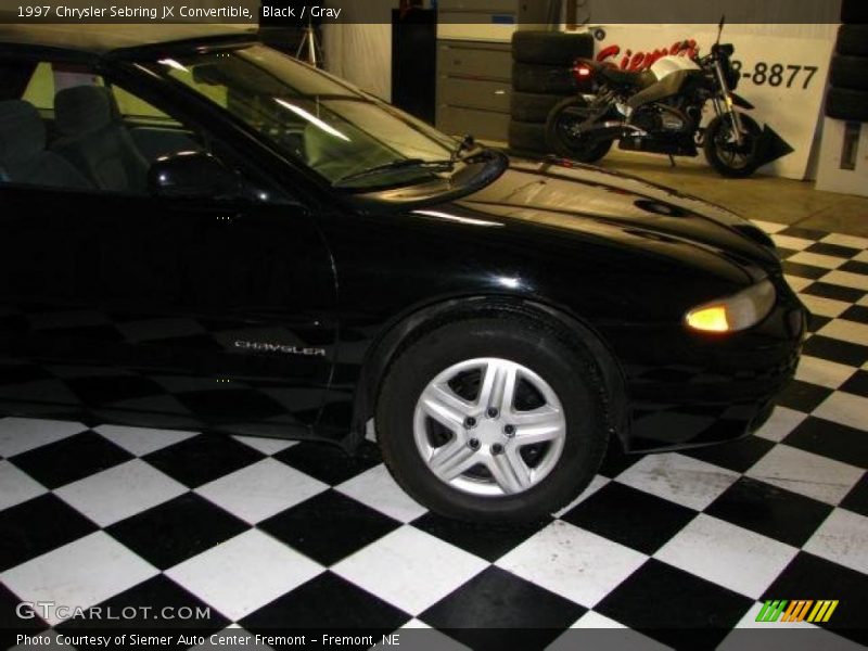 Black / Gray 1997 Chrysler Sebring JX Convertible