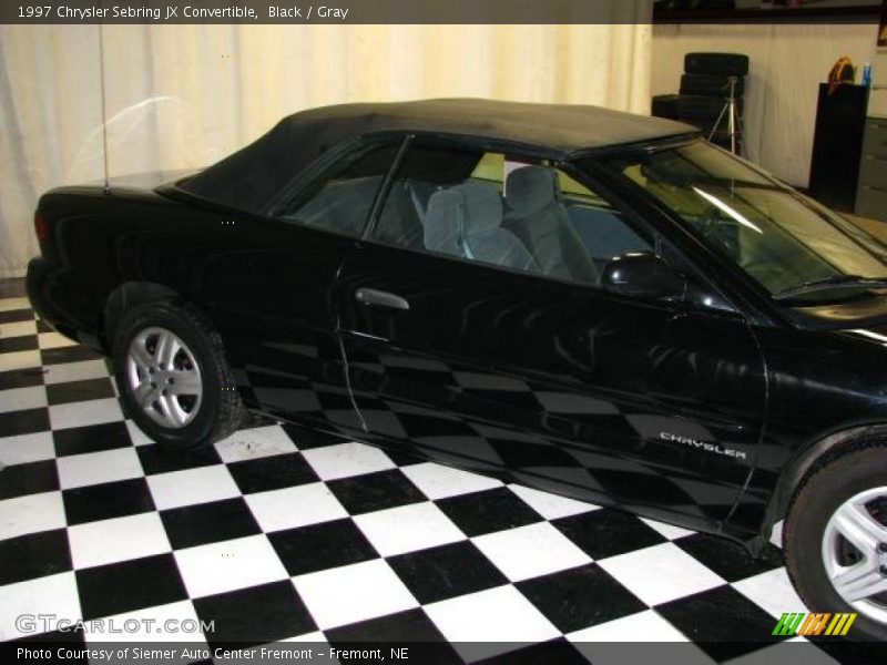Black / Gray 1997 Chrysler Sebring JX Convertible