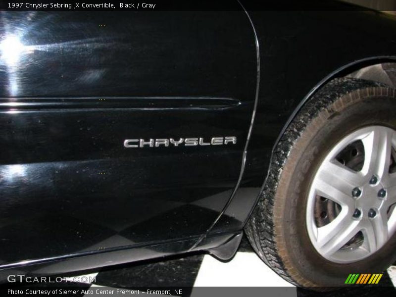 Black / Gray 1997 Chrysler Sebring JX Convertible