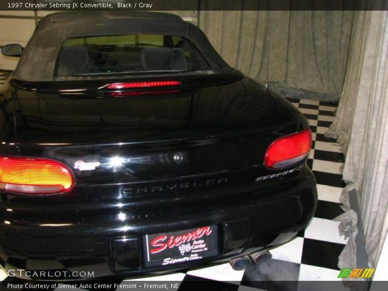 Black / Gray 1997 Chrysler Sebring JX Convertible