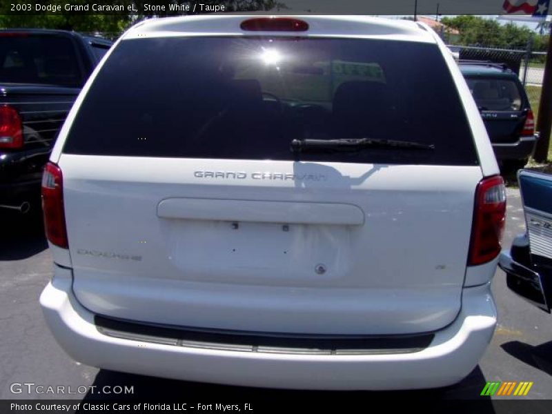 Stone White / Taupe 2003 Dodge Grand Caravan eL