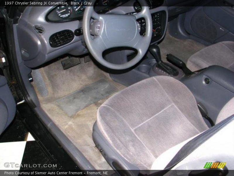 Black / Gray 1997 Chrysler Sebring JX Convertible