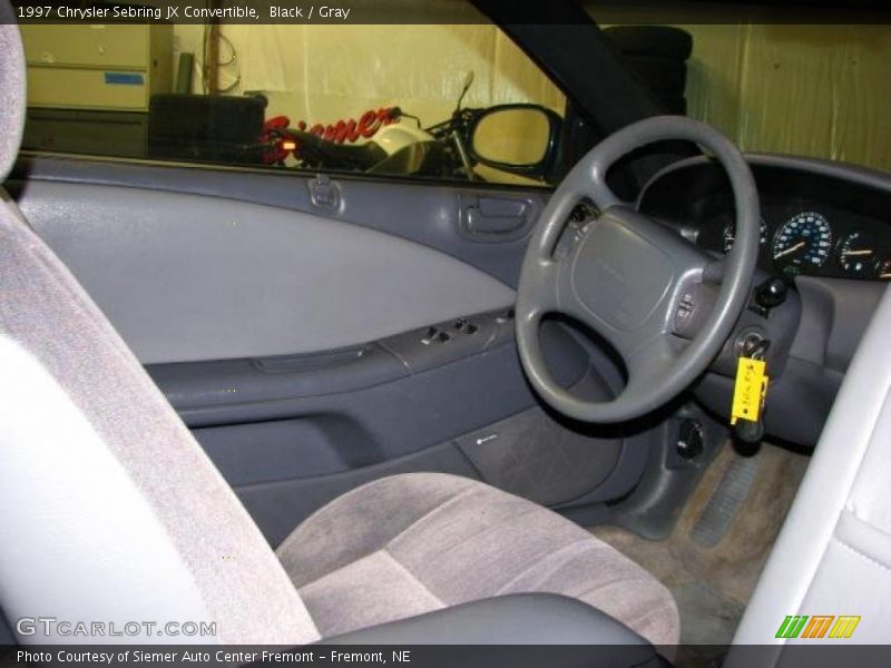 Black / Gray 1997 Chrysler Sebring JX Convertible