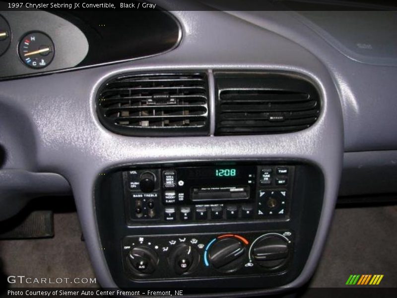 Black / Gray 1997 Chrysler Sebring JX Convertible