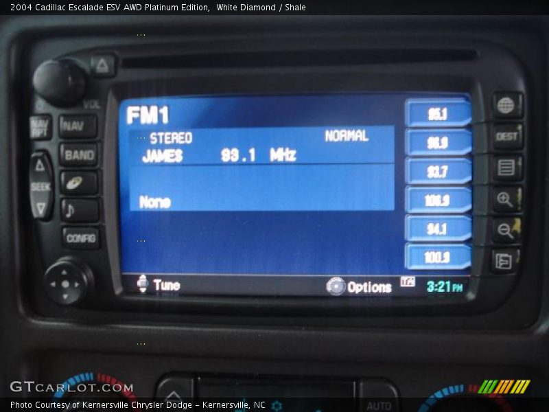White Diamond / Shale 2004 Cadillac Escalade ESV AWD Platinum Edition
