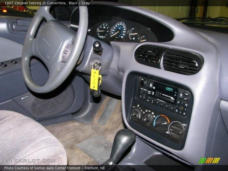 Black / Gray 1997 Chrysler Sebring JX Convertible