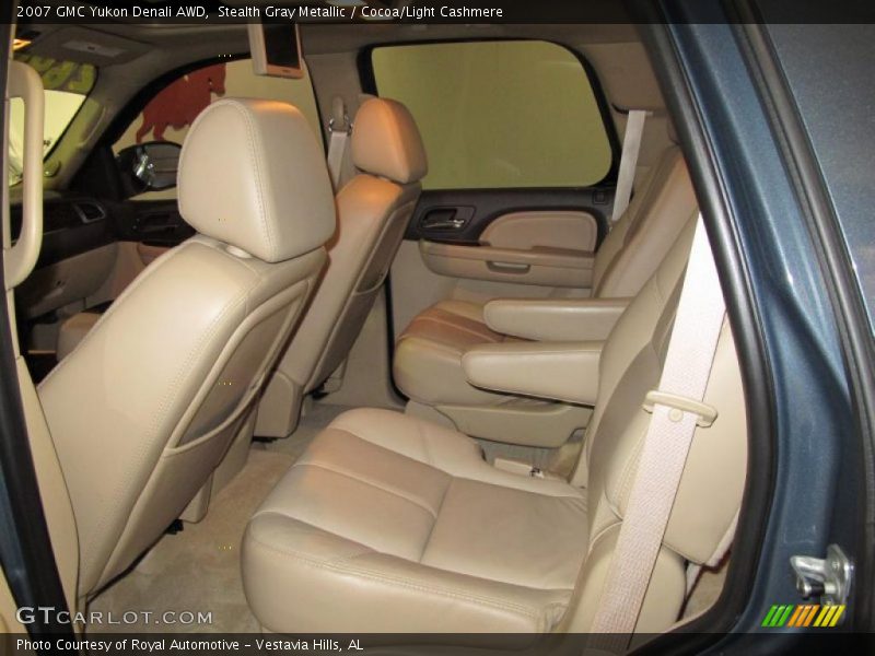 Stealth Gray Metallic / Cocoa/Light Cashmere 2007 GMC Yukon Denali AWD