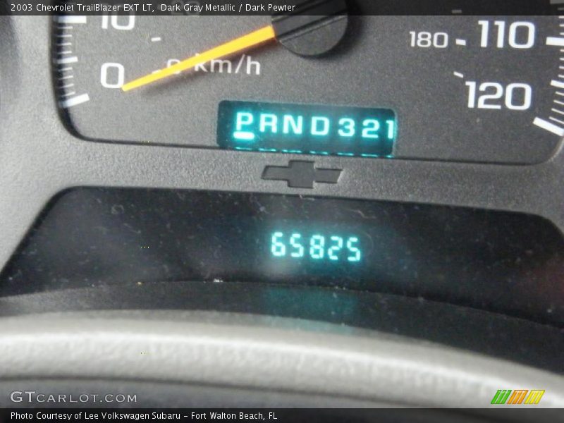 Dark Gray Metallic / Dark Pewter 2003 Chevrolet TrailBlazer EXT LT