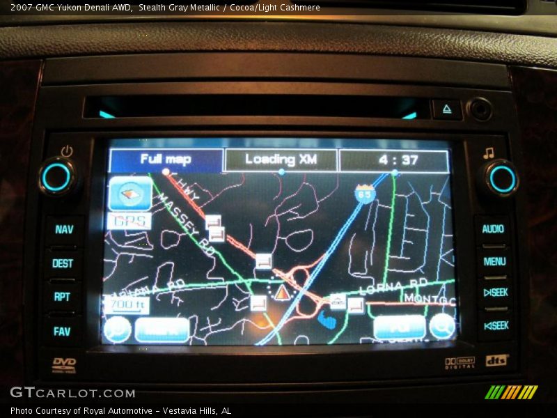 Stealth Gray Metallic / Cocoa/Light Cashmere 2007 GMC Yukon Denali AWD