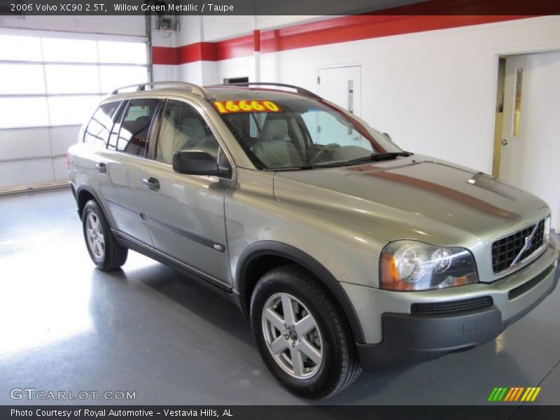 Willow Green Metallic / Taupe 2006 Volvo XC90 2.5T