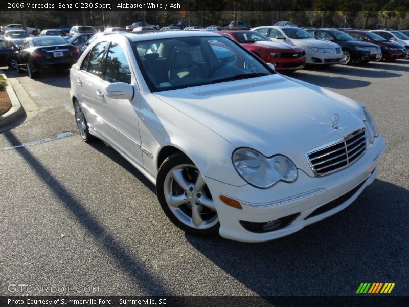 Alabaster White / Ash 2006 Mercedes-Benz C 230 Sport