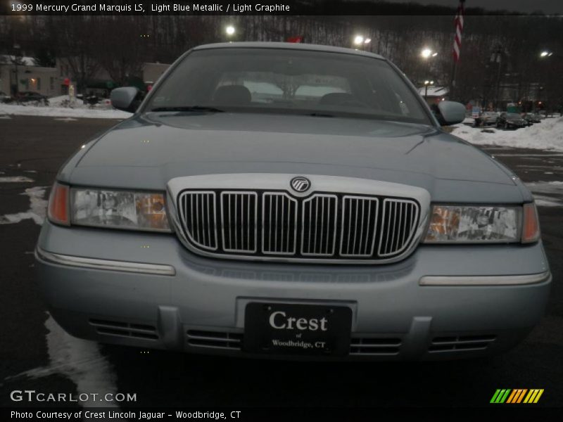 Light Blue Metallic / Light Graphite 1999 Mercury Grand Marquis LS