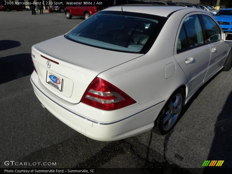 Alabaster White / Ash 2006 Mercedes-Benz C 230 Sport