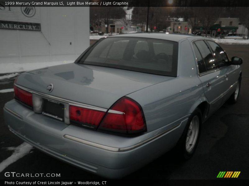 Light Blue Metallic / Light Graphite 1999 Mercury Grand Marquis LS