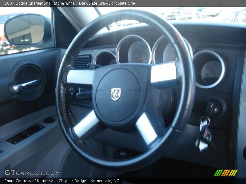 Stone White / Dark Slate Gray/Light Slate Gray 2007 Dodge Charger SXT