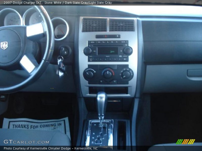 Stone White / Dark Slate Gray/Light Slate Gray 2007 Dodge Charger SXT