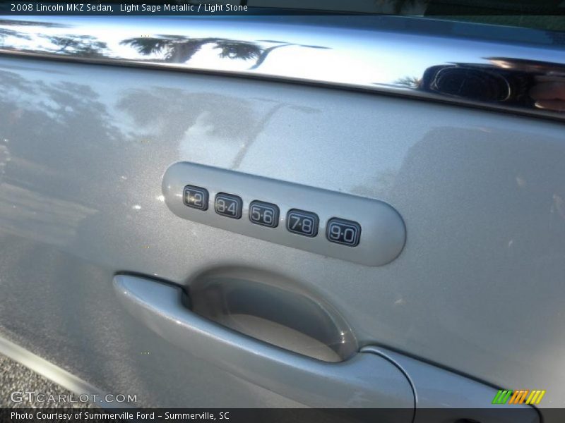 Light Sage Metallic / Light Stone 2008 Lincoln MKZ Sedan