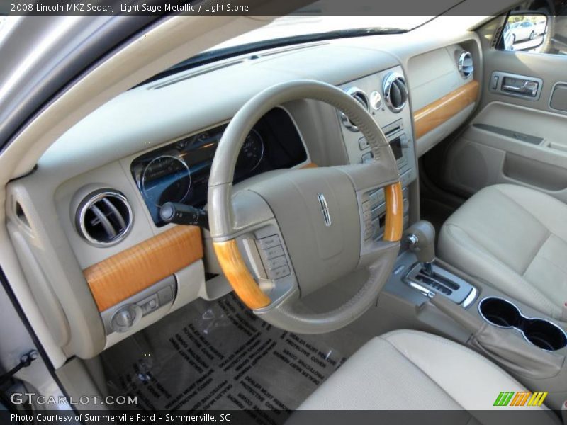 Light Sage Metallic / Light Stone 2008 Lincoln MKZ Sedan