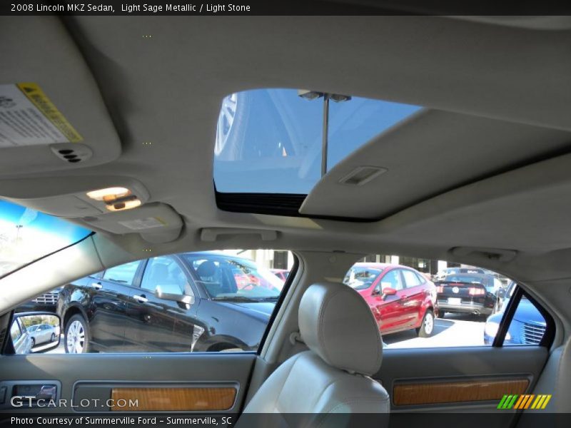 Light Sage Metallic / Light Stone 2008 Lincoln MKZ Sedan