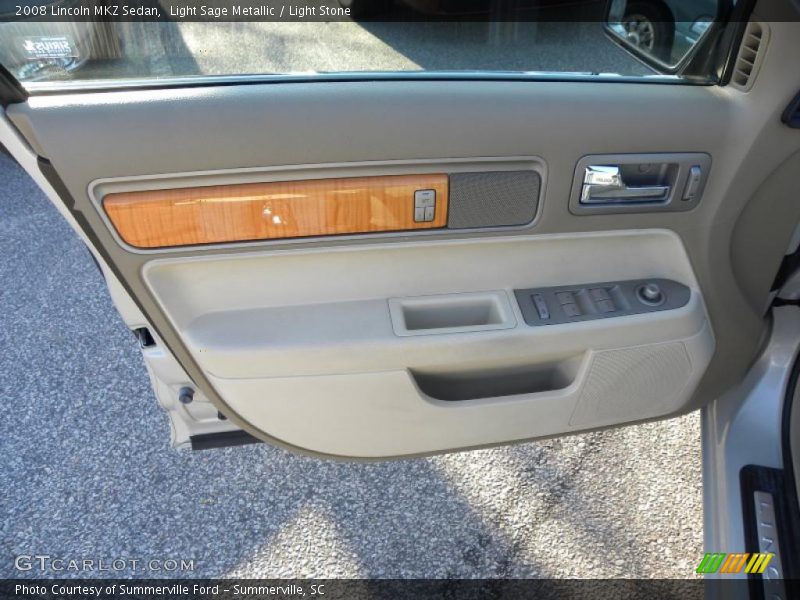 Light Sage Metallic / Light Stone 2008 Lincoln MKZ Sedan