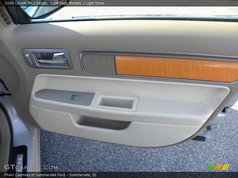 Light Sage Metallic / Light Stone 2008 Lincoln MKZ Sedan