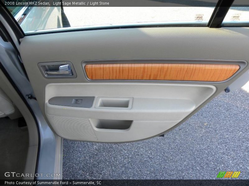 Light Sage Metallic / Light Stone 2008 Lincoln MKZ Sedan