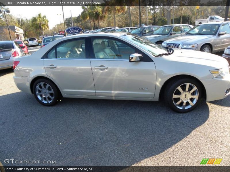 Light Sage Metallic / Light Stone 2008 Lincoln MKZ Sedan