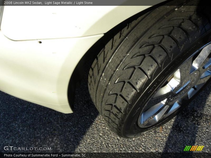 Light Sage Metallic / Light Stone 2008 Lincoln MKZ Sedan