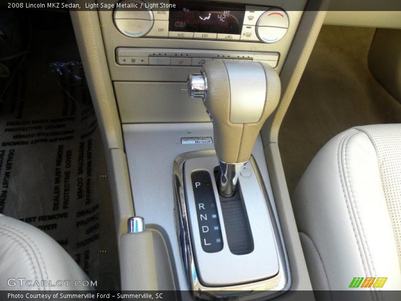 Light Sage Metallic / Light Stone 2008 Lincoln MKZ Sedan