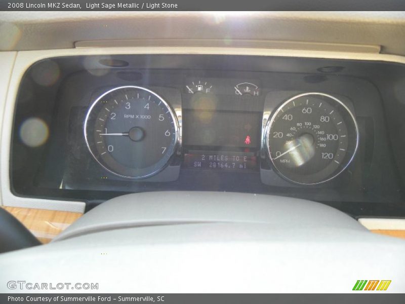 Light Sage Metallic / Light Stone 2008 Lincoln MKZ Sedan