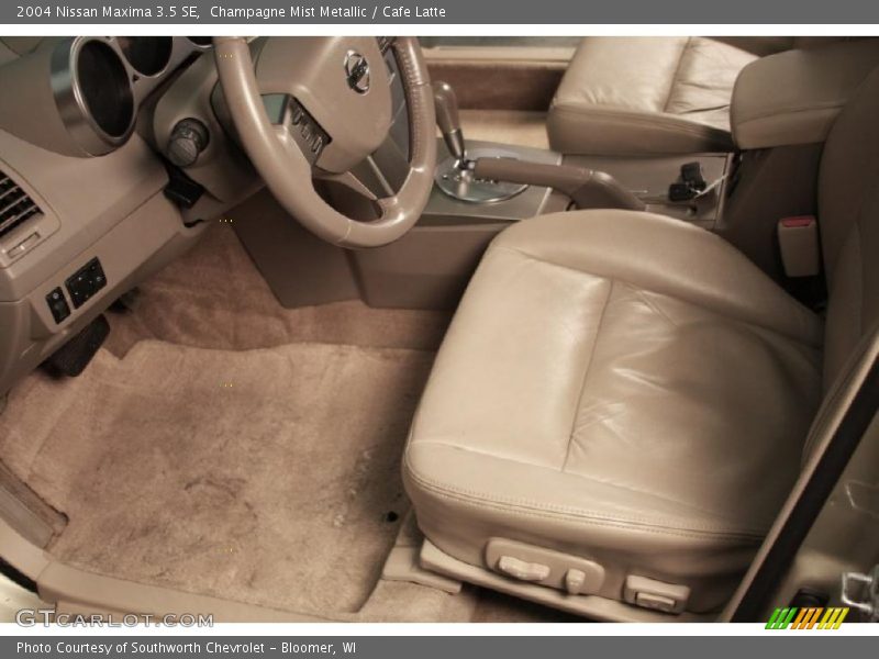 Champagne Mist Metallic / Cafe Latte 2004 Nissan Maxima 3.5 SE