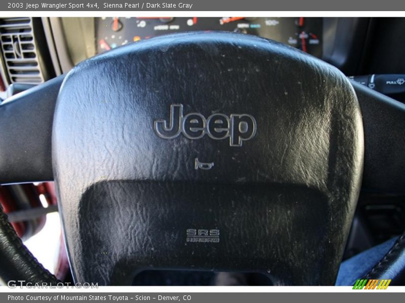 Sienna Pearl / Dark Slate Gray 2003 Jeep Wrangler Sport 4x4