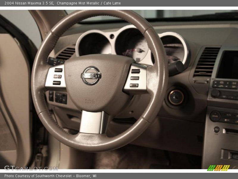 Champagne Mist Metallic / Cafe Latte 2004 Nissan Maxima 3.5 SE