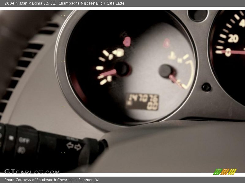 Champagne Mist Metallic / Cafe Latte 2004 Nissan Maxima 3.5 SE