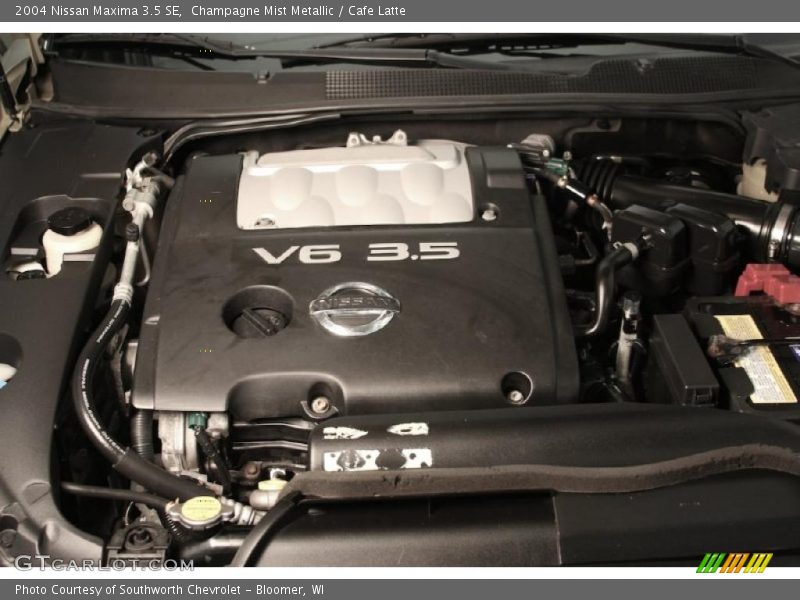Champagne Mist Metallic / Cafe Latte 2004 Nissan Maxima 3.5 SE
