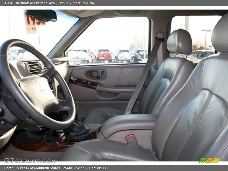 White / Medium Gray 1998 Oldsmobile Bravada AWD