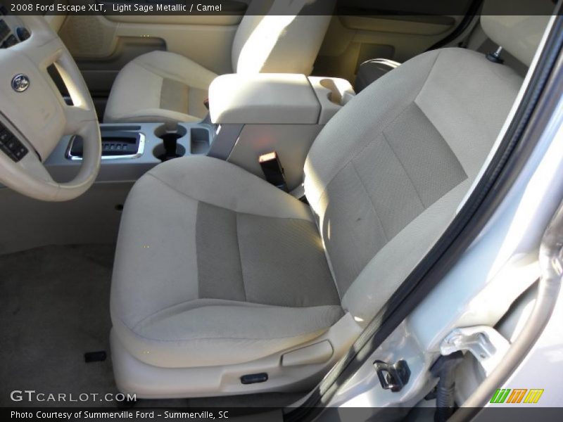 Light Sage Metallic / Camel 2008 Ford Escape XLT