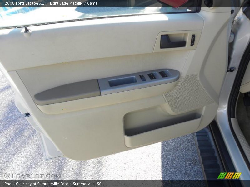 Light Sage Metallic / Camel 2008 Ford Escape XLT