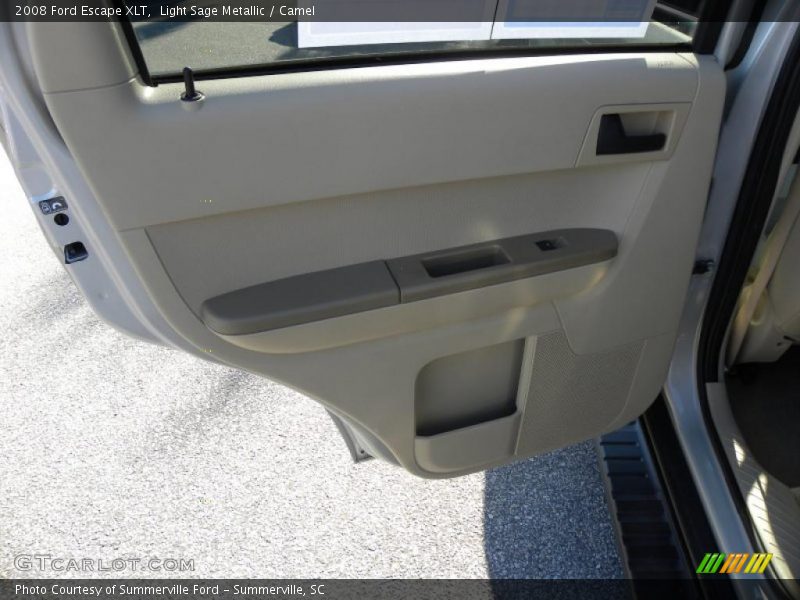Light Sage Metallic / Camel 2008 Ford Escape XLT