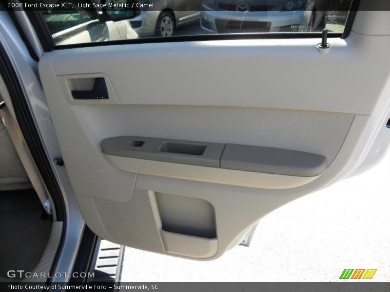 Light Sage Metallic / Camel 2008 Ford Escape XLT