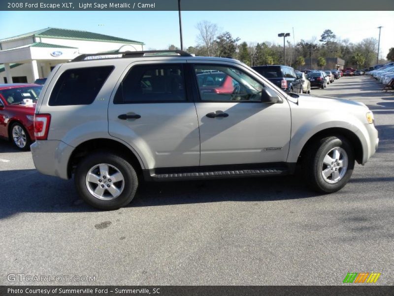 Light Sage Metallic / Camel 2008 Ford Escape XLT