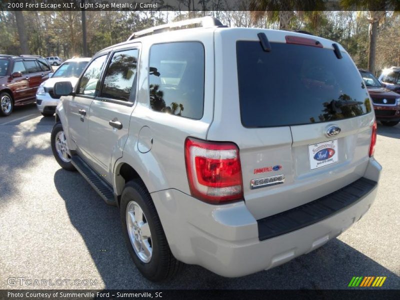 Light Sage Metallic / Camel 2008 Ford Escape XLT