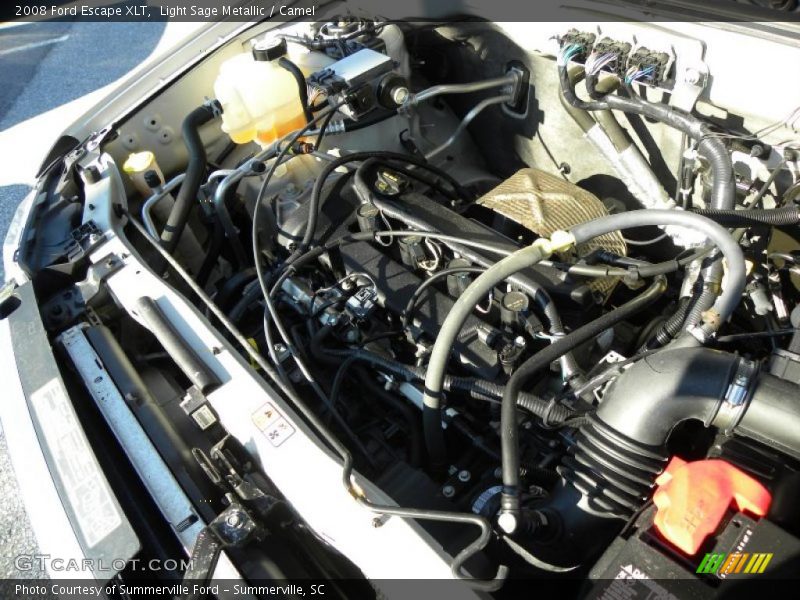 Light Sage Metallic / Camel 2008 Ford Escape XLT