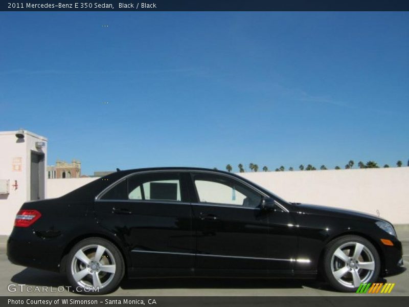 Black / Black 2011 Mercedes-Benz E 350 Sedan