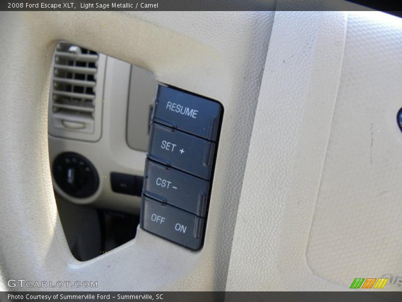 Light Sage Metallic / Camel 2008 Ford Escape XLT